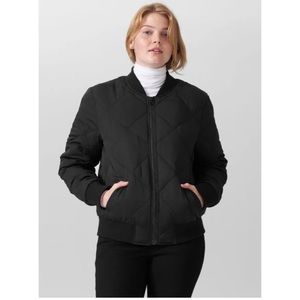 NWT Universal Standard Sophia Puffer Bomber Jacket Black Sz 22-24